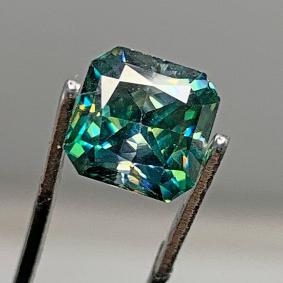 2.11 Multi Color Asscher Diamond - Picture 1 of 15